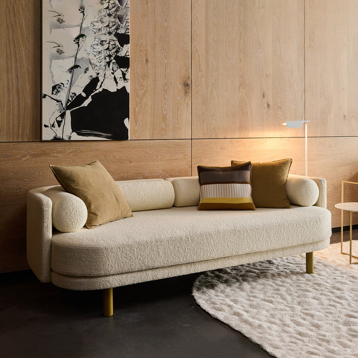 moeller design | CAJA daybed | right backrest | city velvet reloaded 138