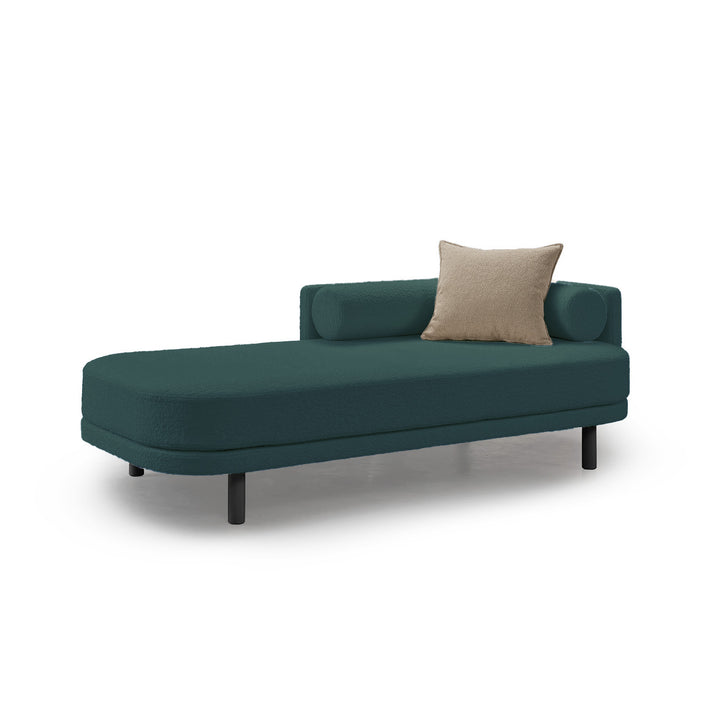 moeller design | CAJA daybed | right backrest | city velvet reloaded 138