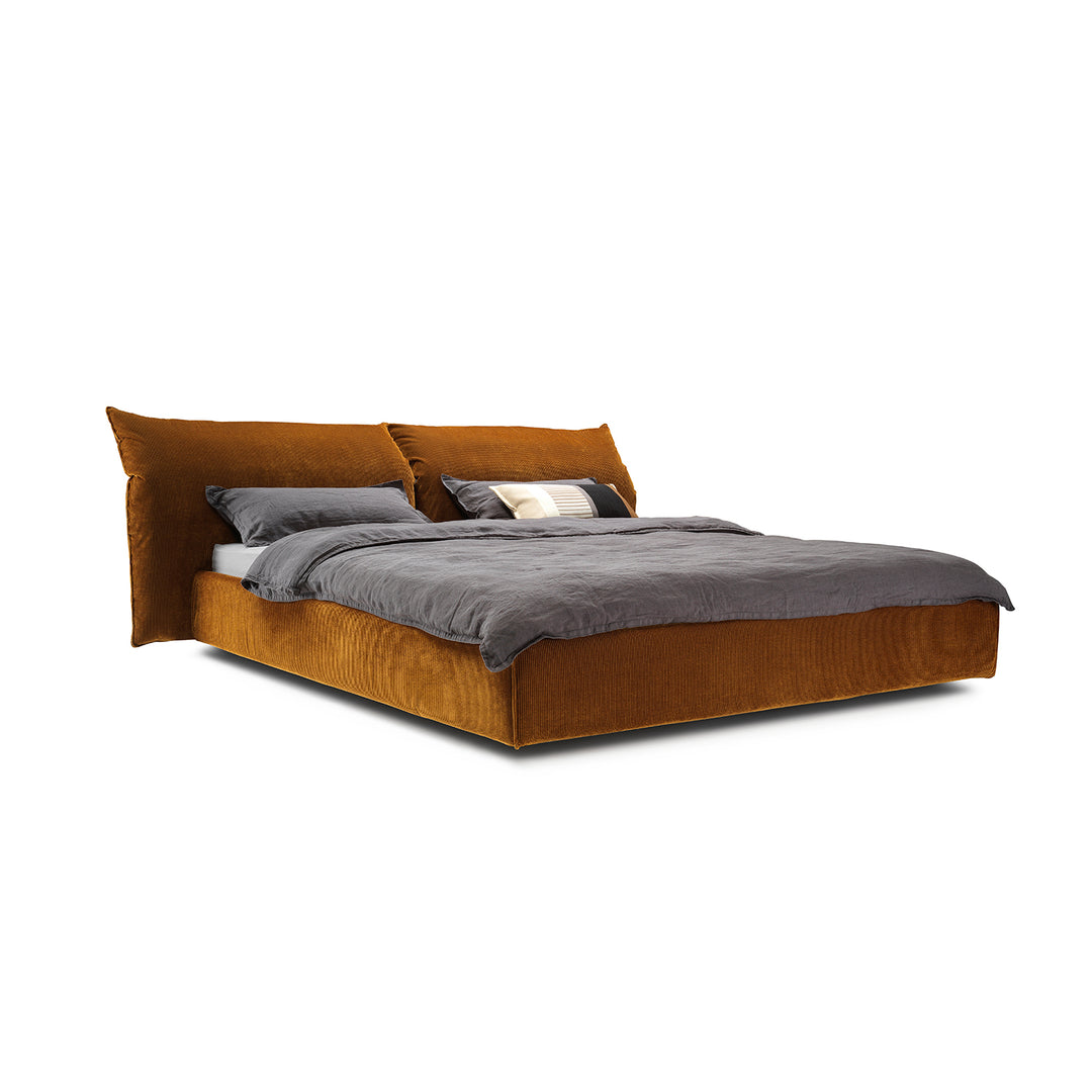 moeller design | ROSE king bed with adjustable headrest | charmelle cord 52