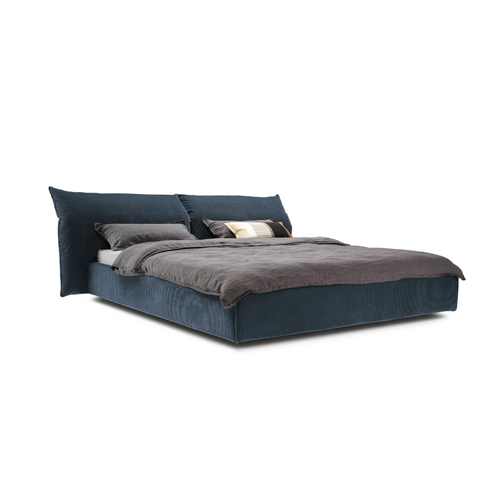 moeller design | ROSE king bed with adjustable headrest | charmelle cord 64