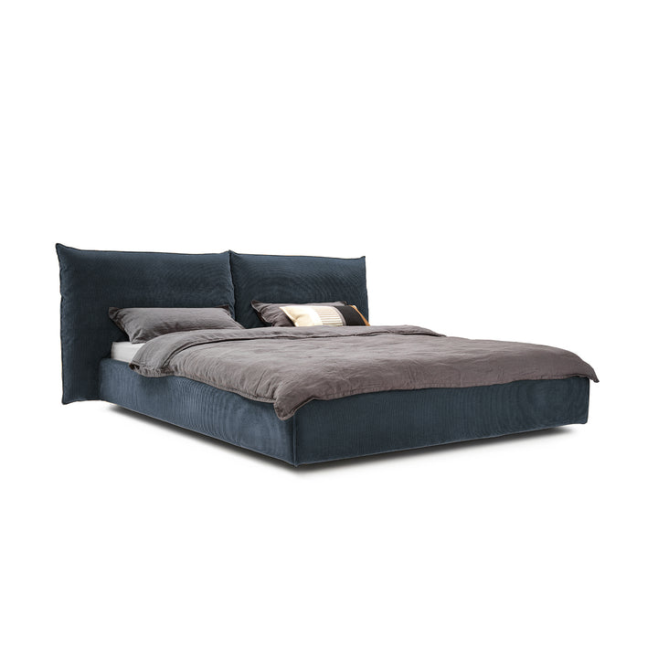 moeller design | ROSE king bed with adjustable headrest | charmelle cord 64
