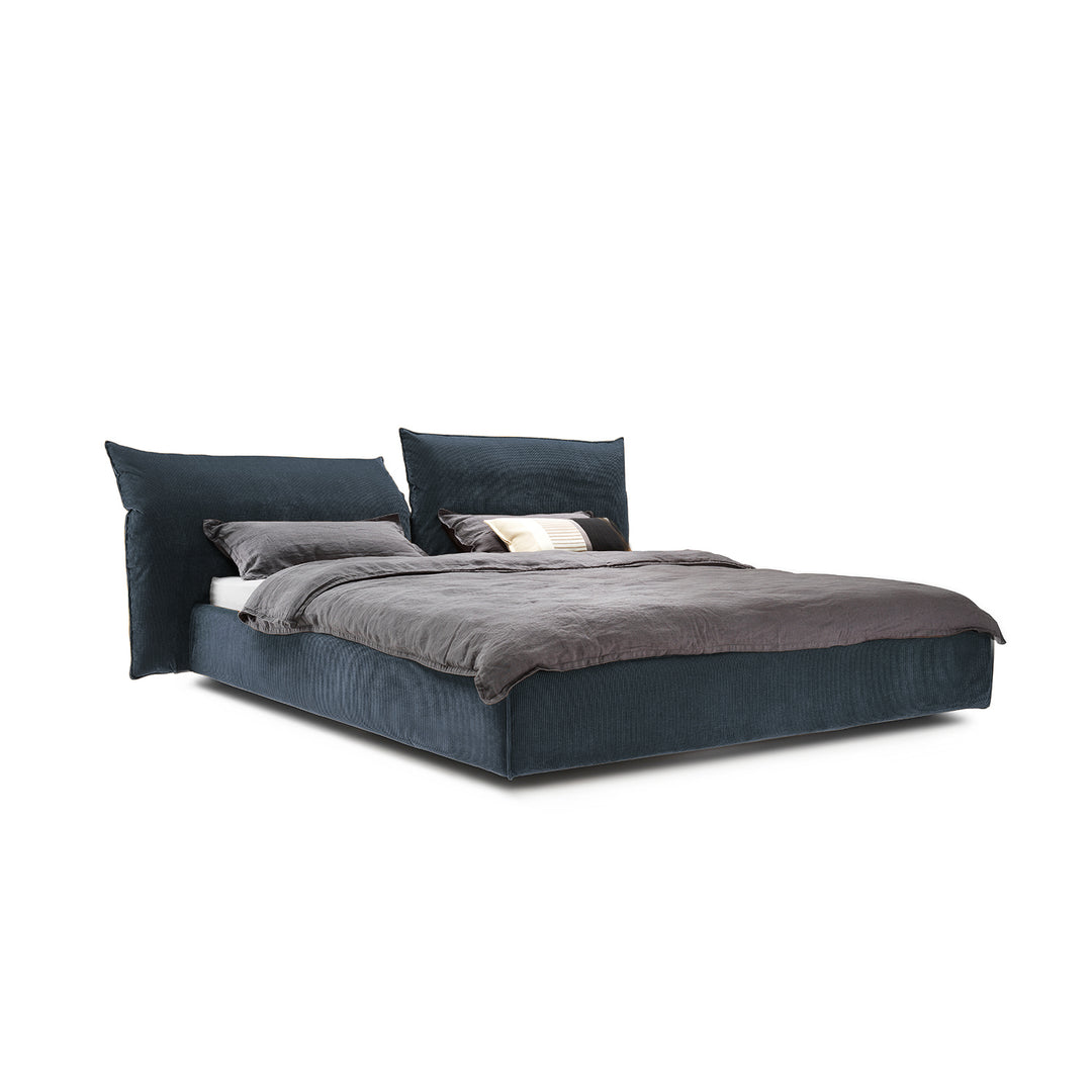 moeller design | ROSE king bed with adjustable headrest | charmelle cord 64