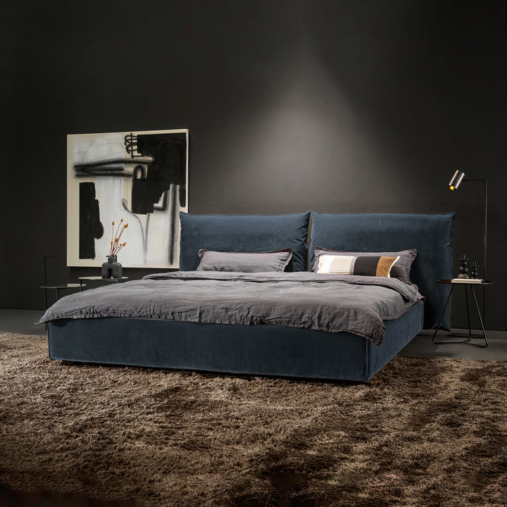 moeller design | ROSE queen bed with adjustable headrest | charmelle cord 64