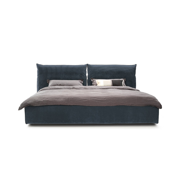 moeller design | ROSE queen bed with adjustable headrest | charmelle cord 64