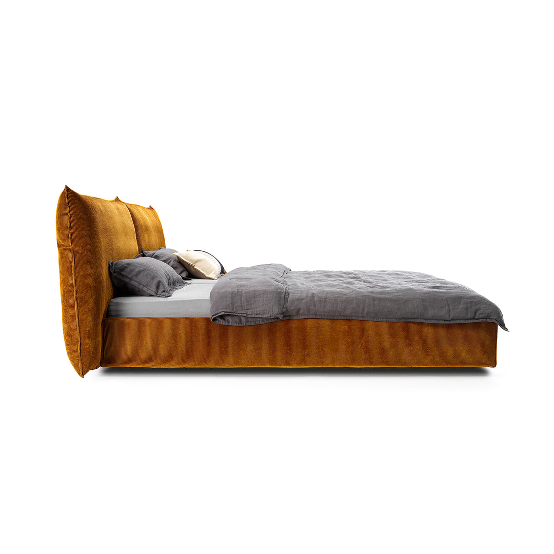 moeller design | ROSE queen bed with adjustable headrest | charmelle cord 52
