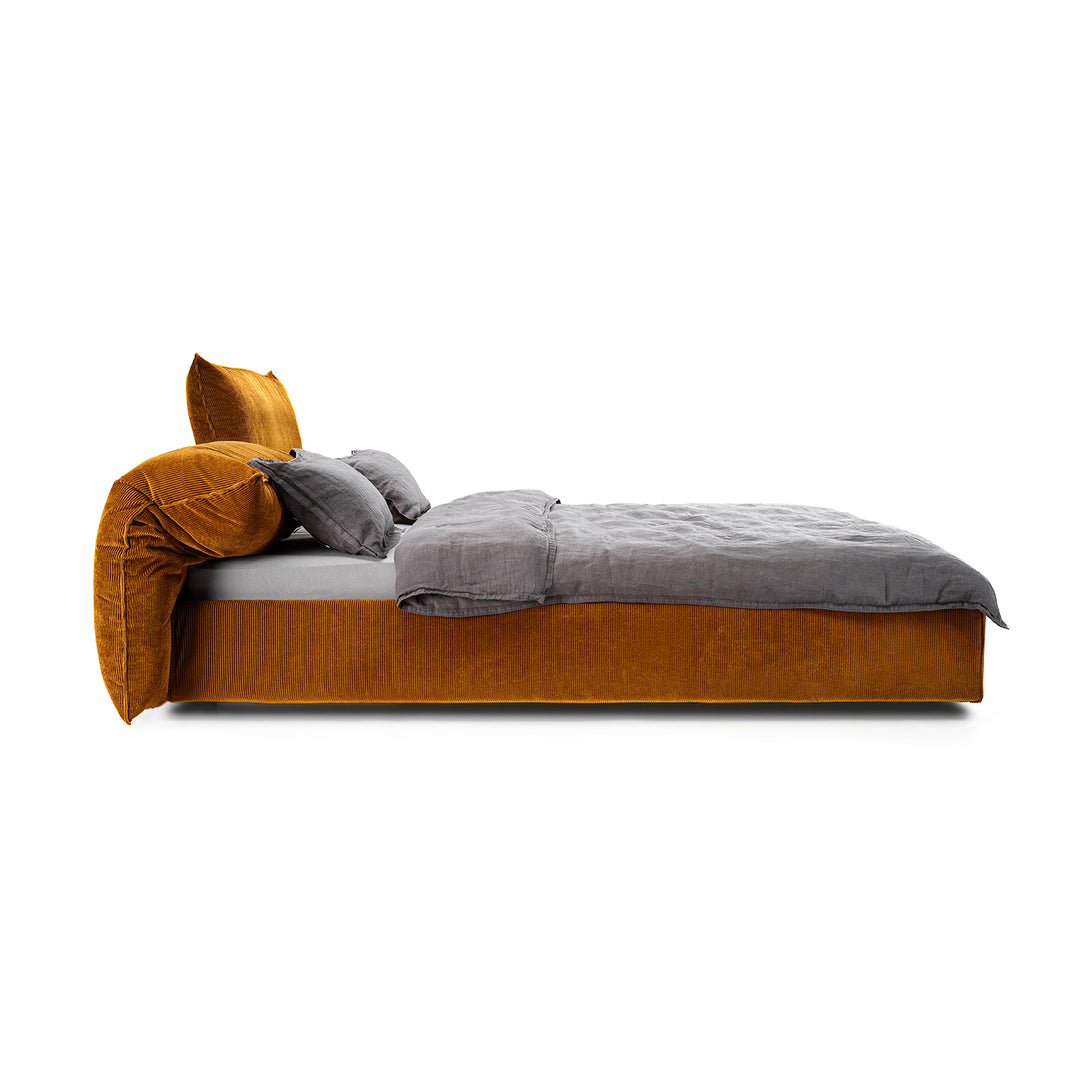 moeller design | ROSE king bed with adjustable headrest | charmelle cord 52
