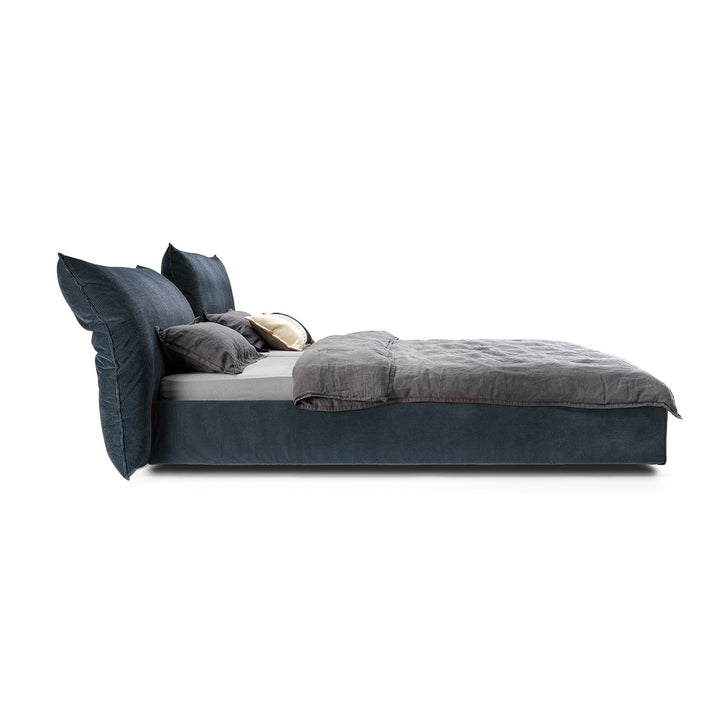 moeller design | ROSE king bed with adjustable headrest | charmelle cord 64