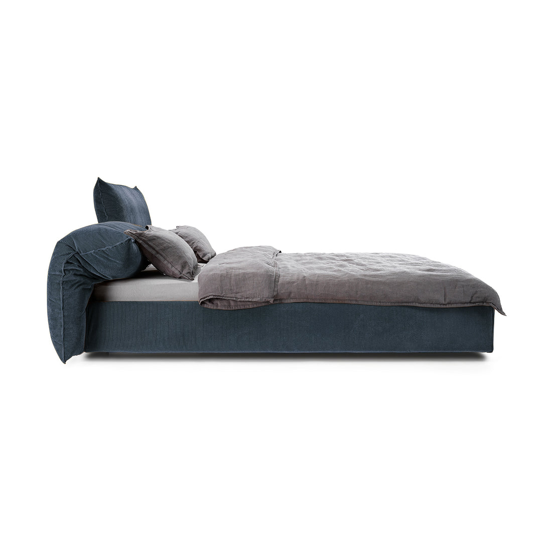 moeller design | ROSE queen bed with adjustable headrest | charmelle cord 64