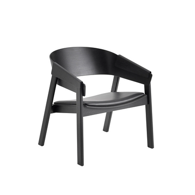 muuto | cover lounge chair | black + black leather
