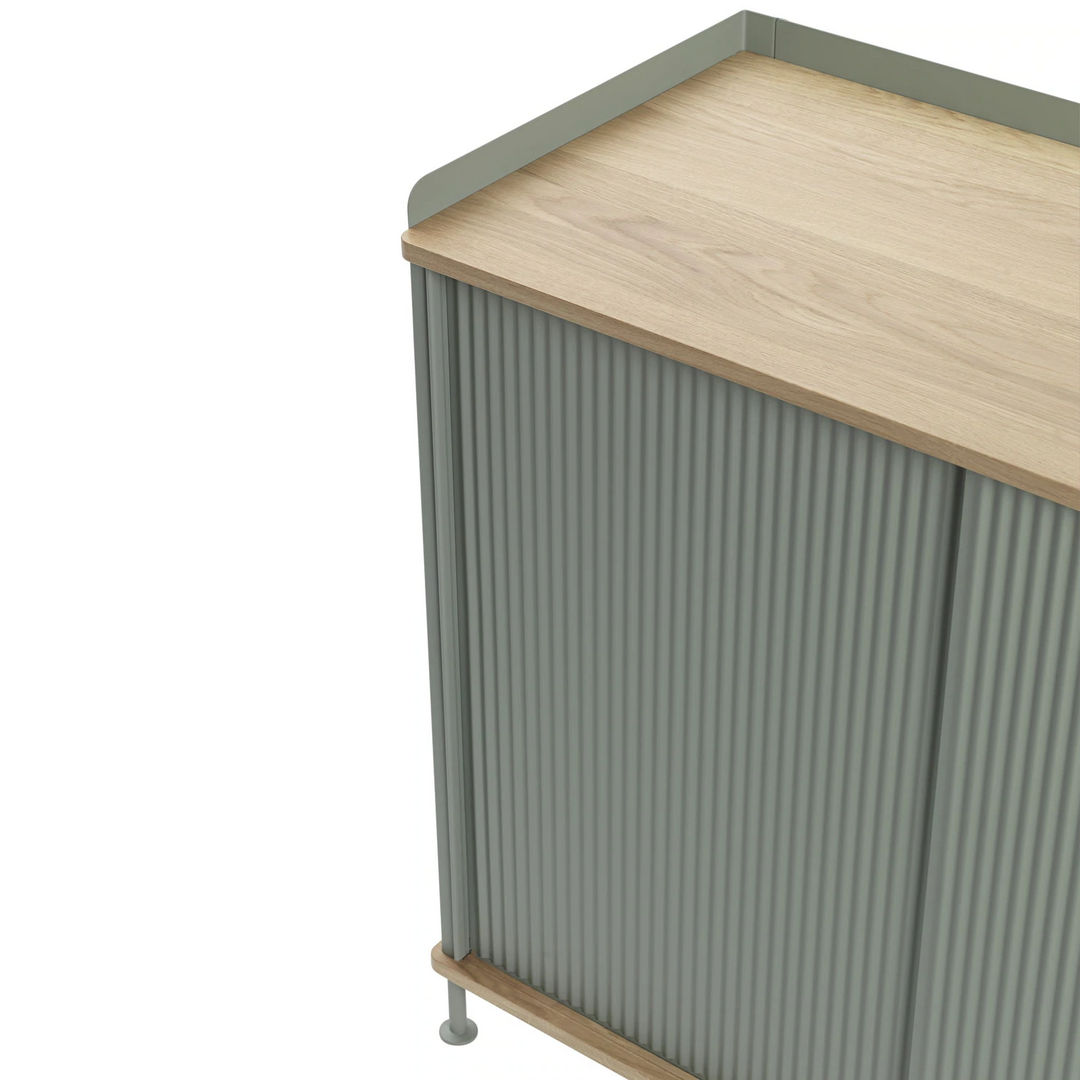 muuto | enfold sideboard tall | dusty green + oiled oak