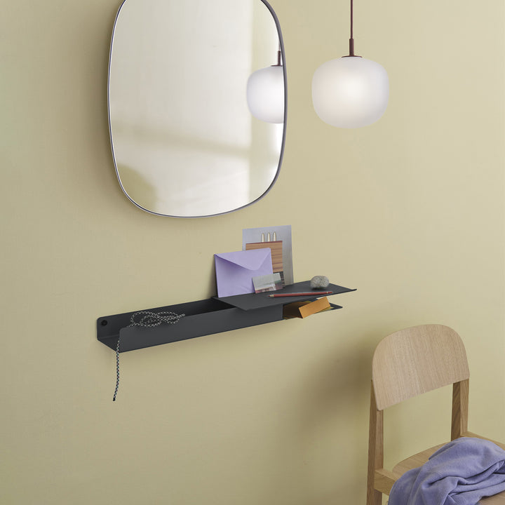 muuto | folded shelves | platform 62cm | black
