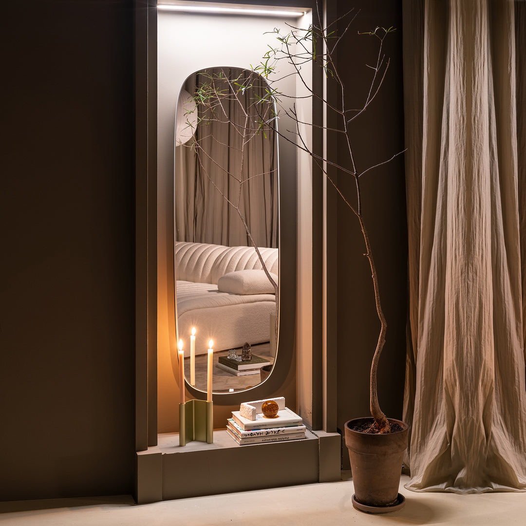 muuto | framed mirror | taupe + clear | XL - 150 x 50cm