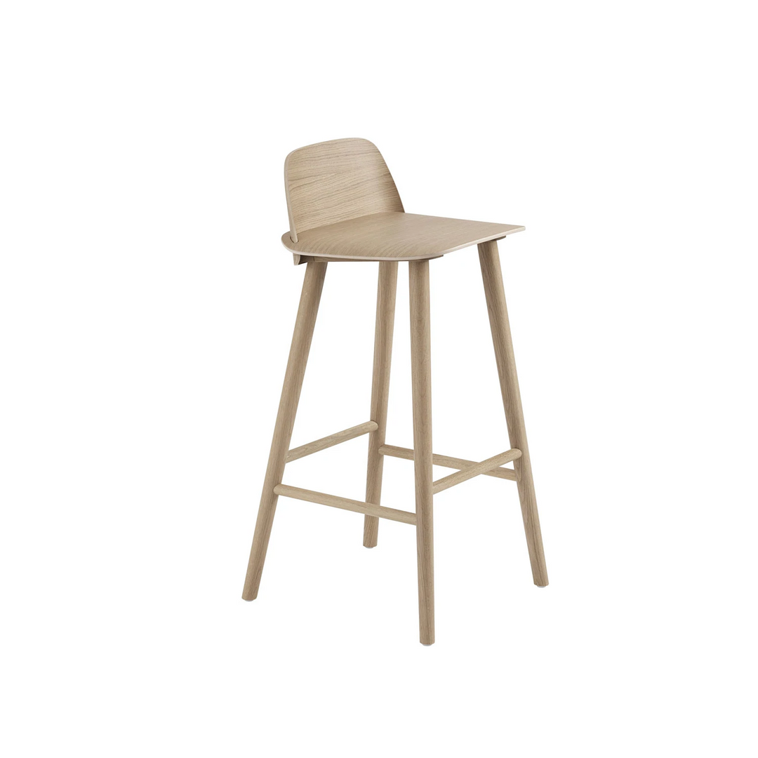 muuto | nerd bar stool | 75cm oak ~ DC