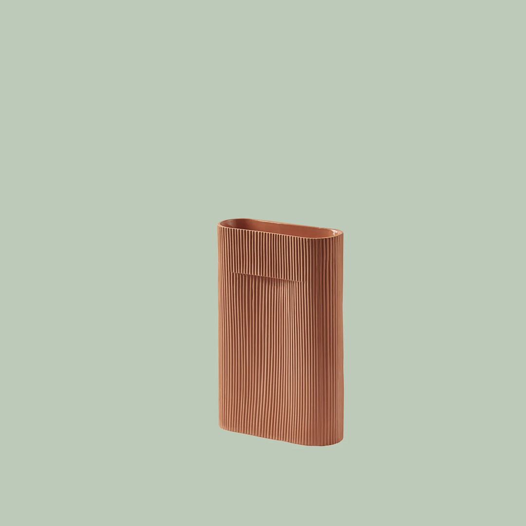 muuto | ridge vase | terracotta 35cm - DC