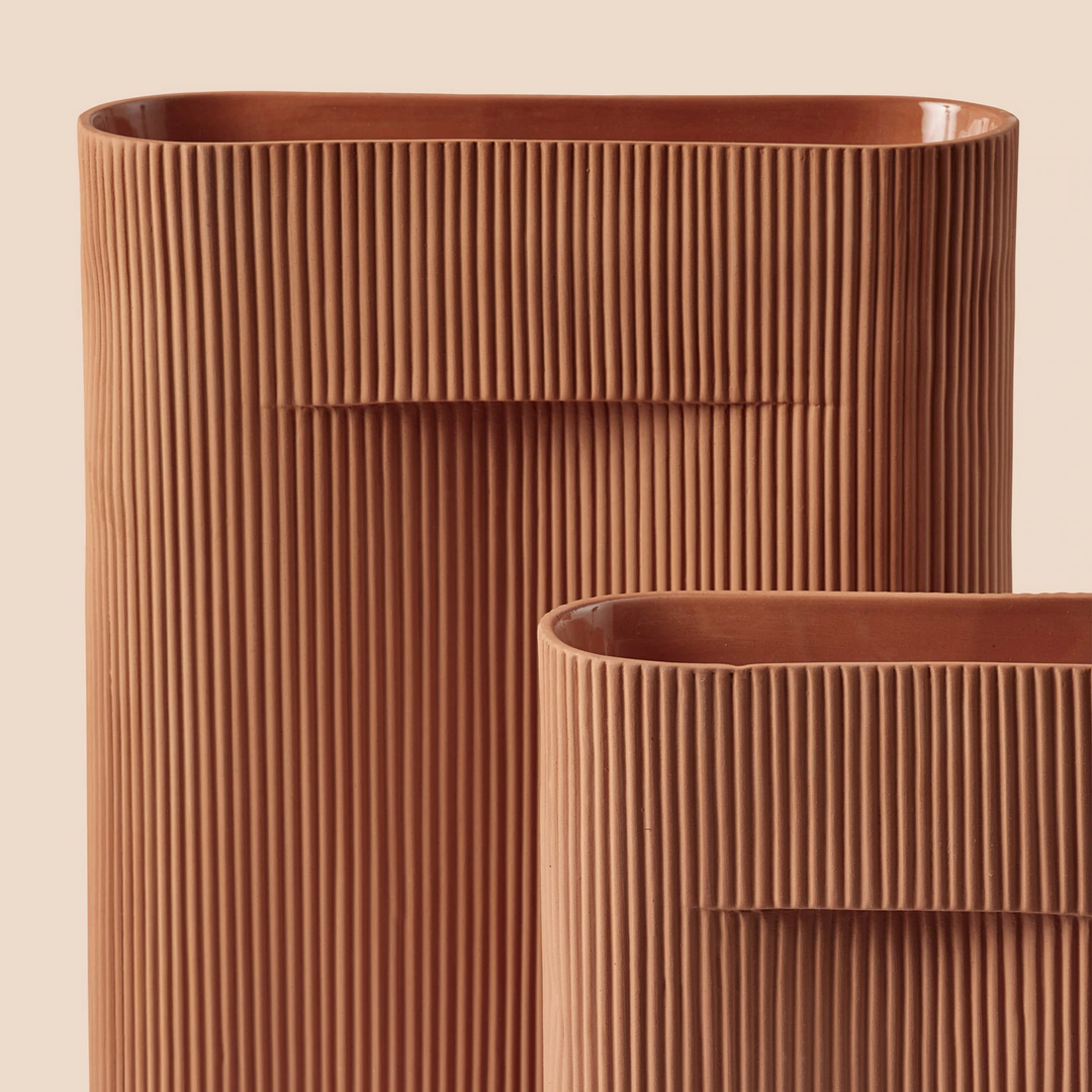 muuto | ridge vase | terracotta 48.5cm ~ DC