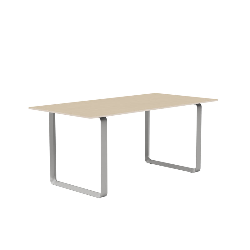 muuto | 70/70 table | oak veneer + grey base 170x85cm