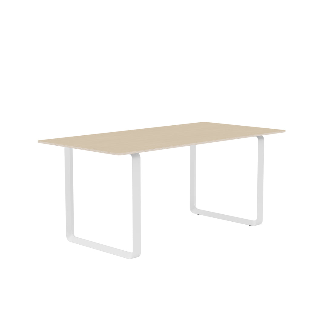 muuto | 70/70 table | oak veneer + white base 170x85cm