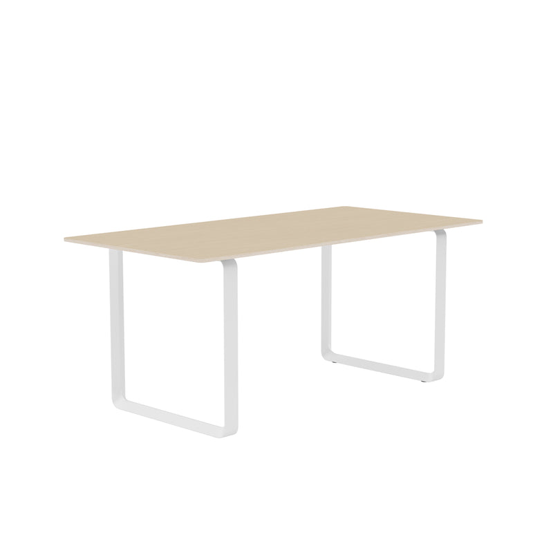 muuto | 70/70 table | oak veneer + white base 170x85cm