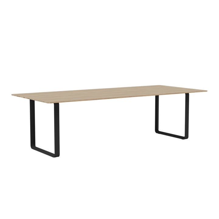muuto | 70/70 table | solid oak + black base 255x108cm