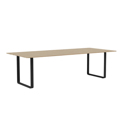 muuto | 70/70 table | solid oak + black base 255x108cm
