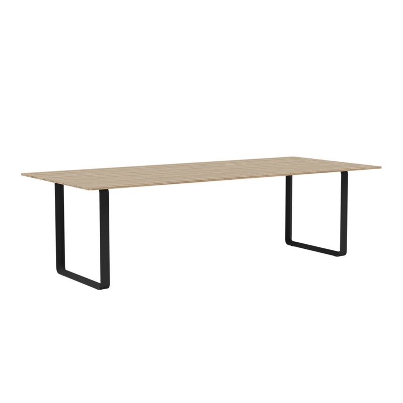 muuto | 70/70 table | solid oak + black base 255x108cm