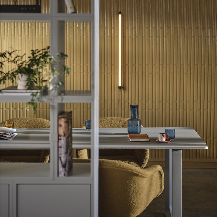 muuto | 70/70 table | grey linoleum + white base 225x90cm