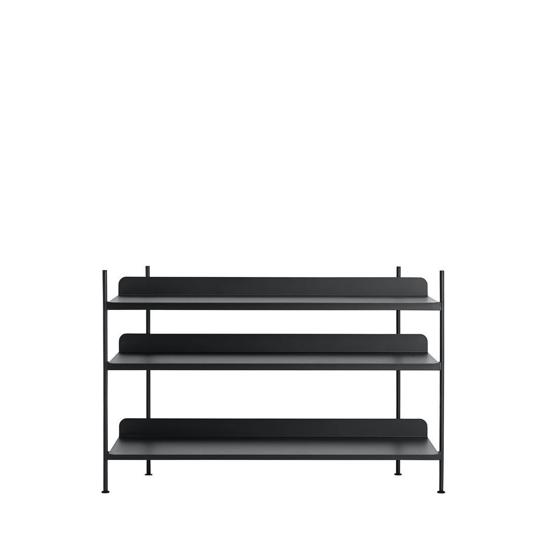 muuto | compile shelving system | config 2 black