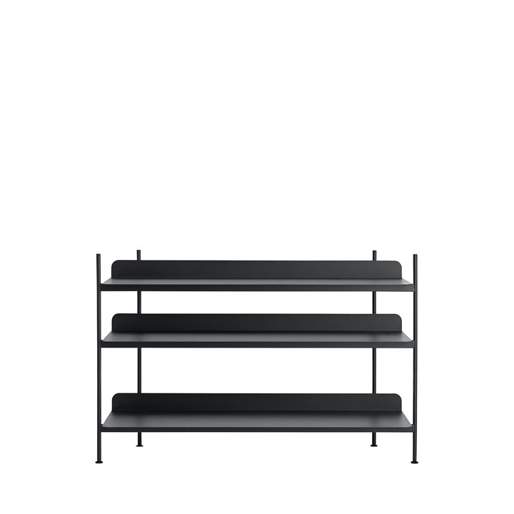 muuto | compile shelving system | config 2 black