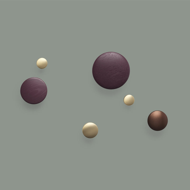 muuto | dots wood | burgundy