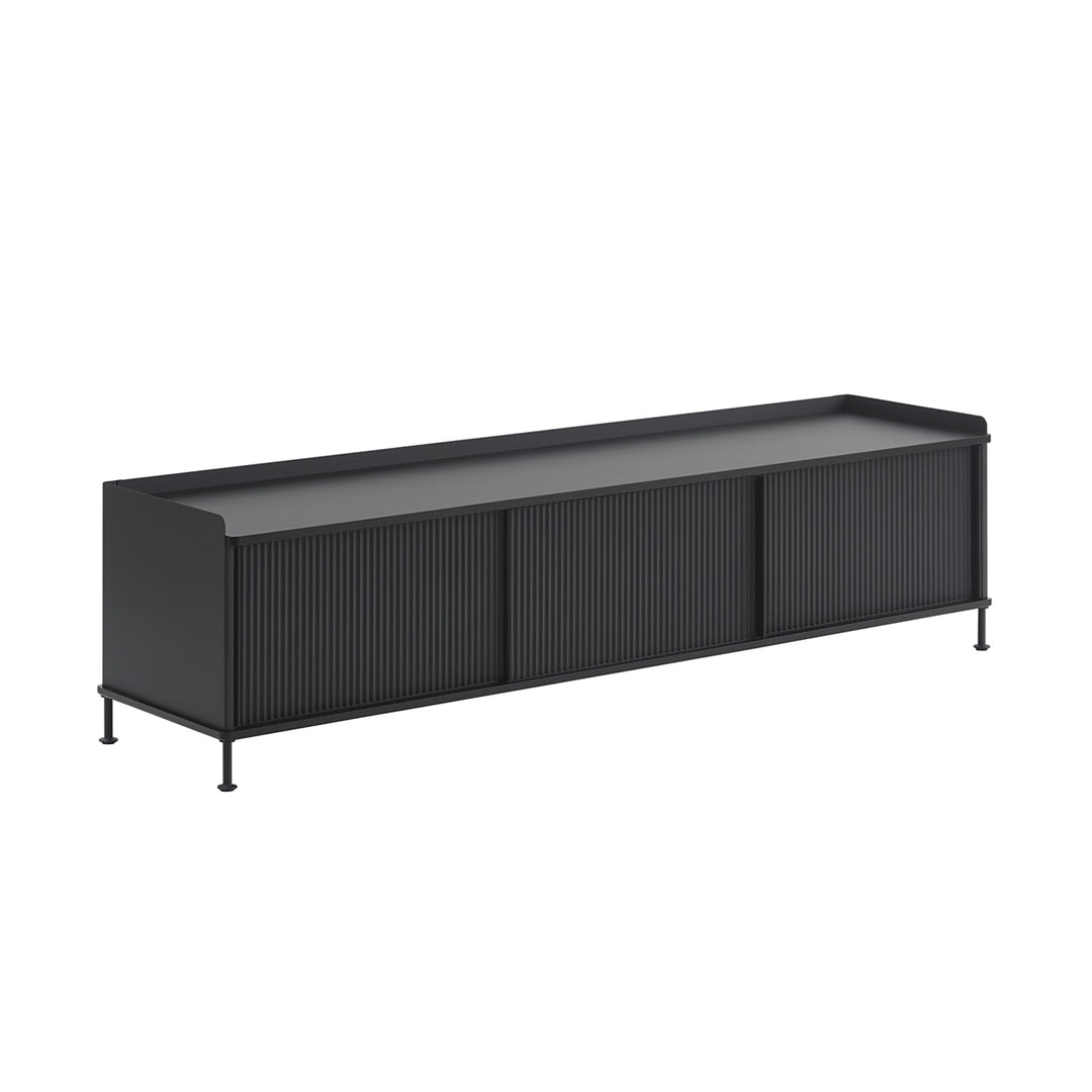 muuto | enfold sideboard low long | anthracite black + black