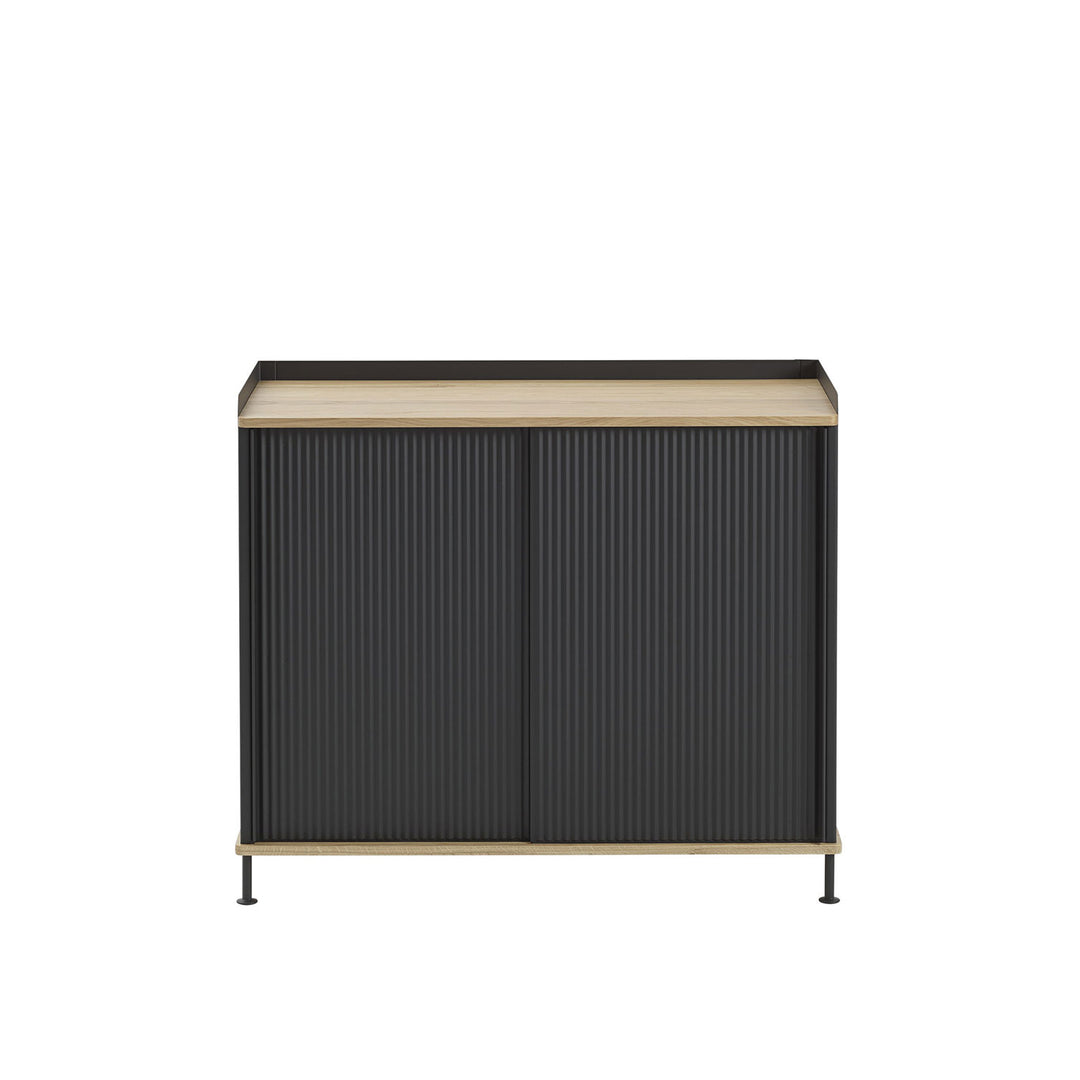 muuto | enfold sideboard tall | anthracite black + oiled oak