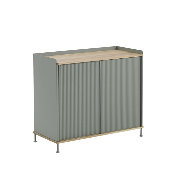 muuto | enfold sideboard tall | dusty green + oiled oak