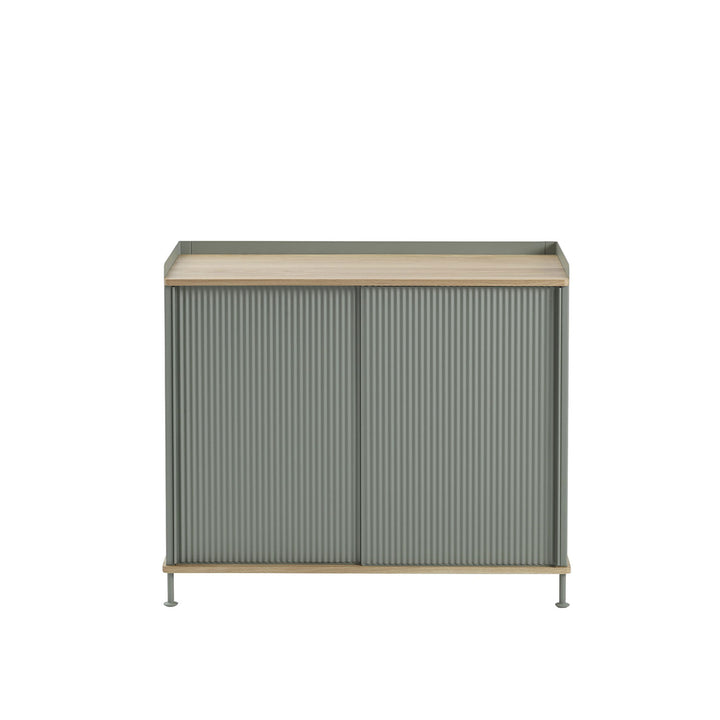 muuto | enfold sideboard tall | dusty green + oiled oak
