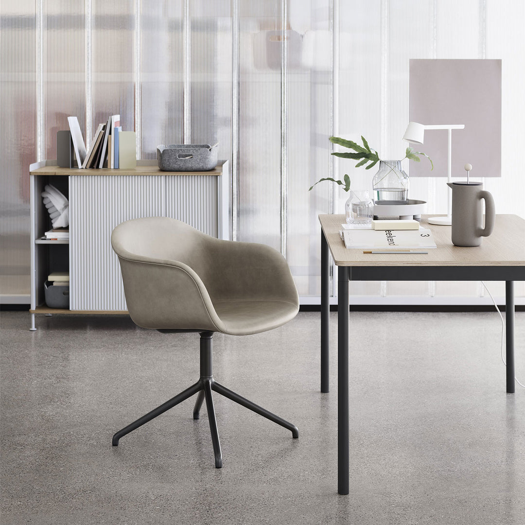 muuto | enfold sideboard tall | anthracite black + oiled oak