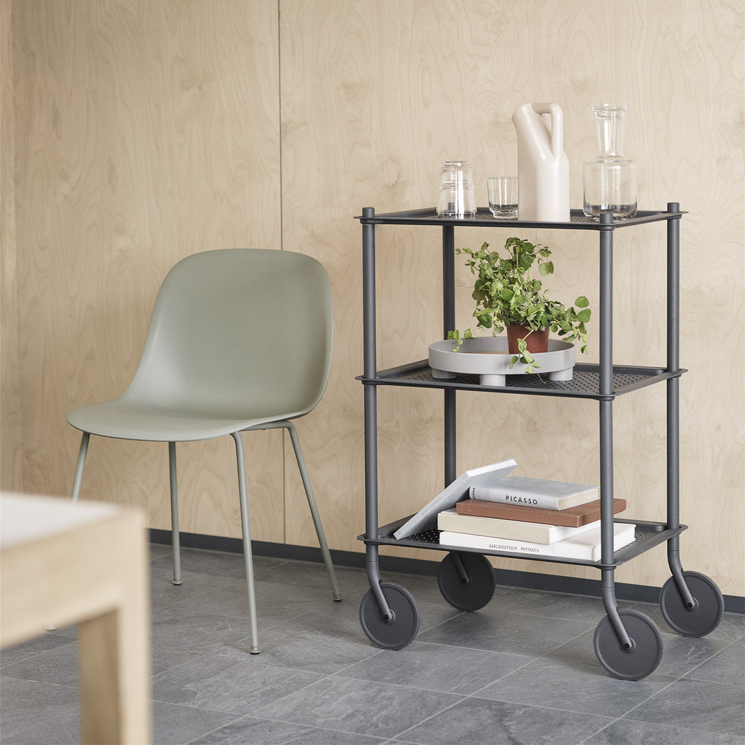 muuto | flow trolley 3 layer | blue grey
