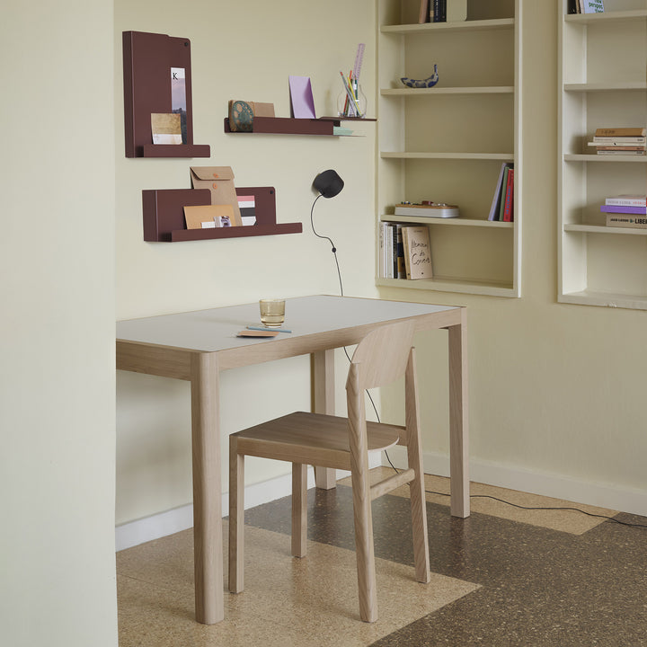 muuto | folded shelves | platform 62cm | deep red