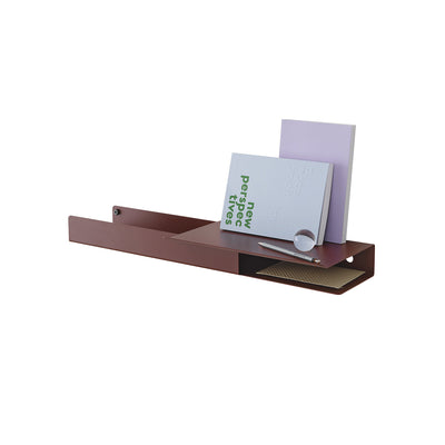 muuto | folded shelves | platform 62cm | deep red