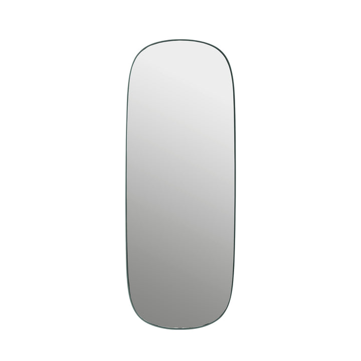 muuto | framed mirror | dark green + clear | large