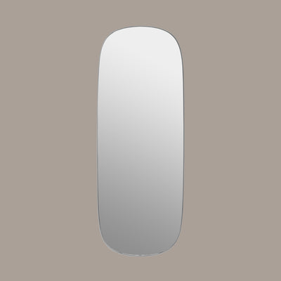muuto | framed mirror large | grey + clear
