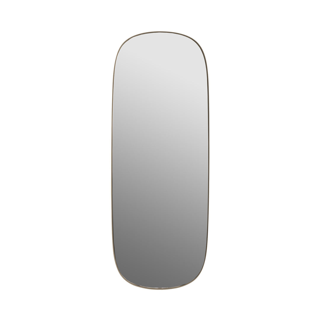 muuto | framed mirror | taupe + clear glass | large