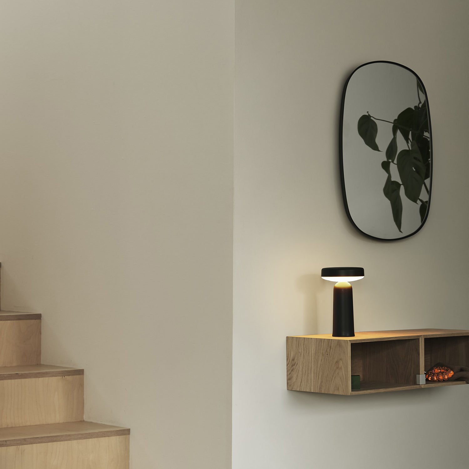muuto | framed mirror | rose + rose glass | small – top3 by design