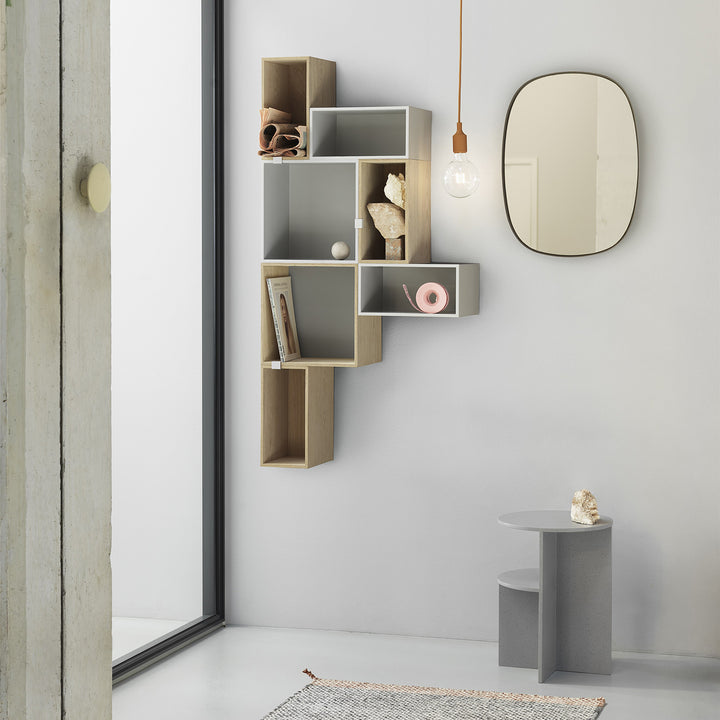 muuto | framed mirror | rose + rose glass | small