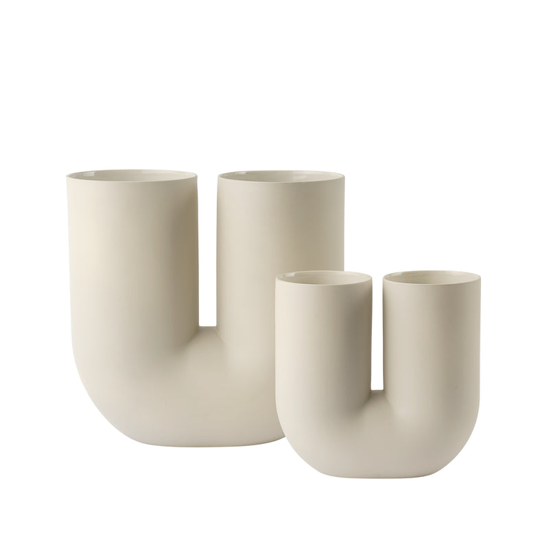 muuto | kink vase | sand 26cm