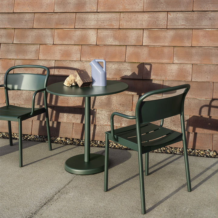 muuto | linear steel armchair | dark green