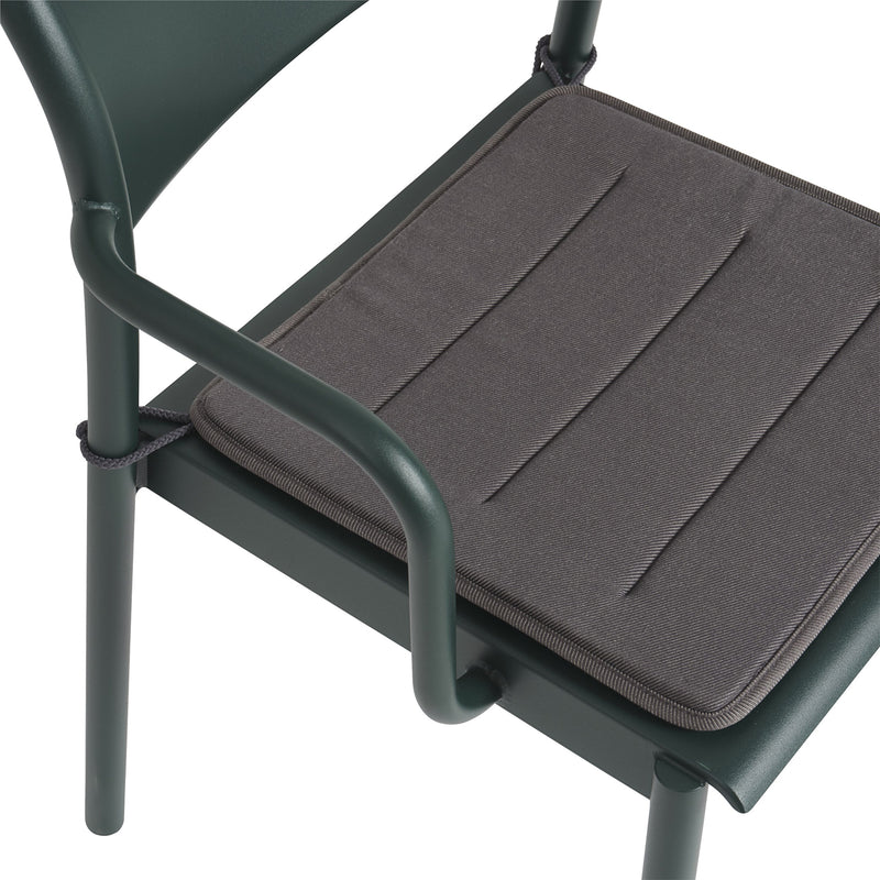 muuto | linear steel armchair | dark green