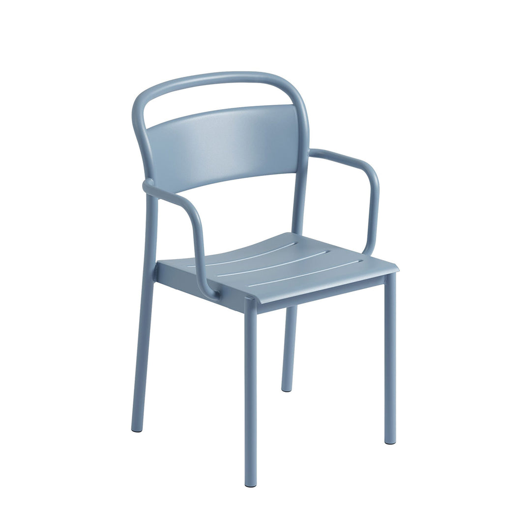 muuto | linear steel armchair | pale blue