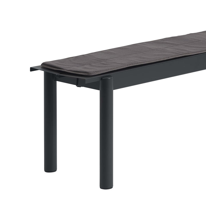PARTS: muuto | linear steel bench seat pad | twitell dark grey 110cm