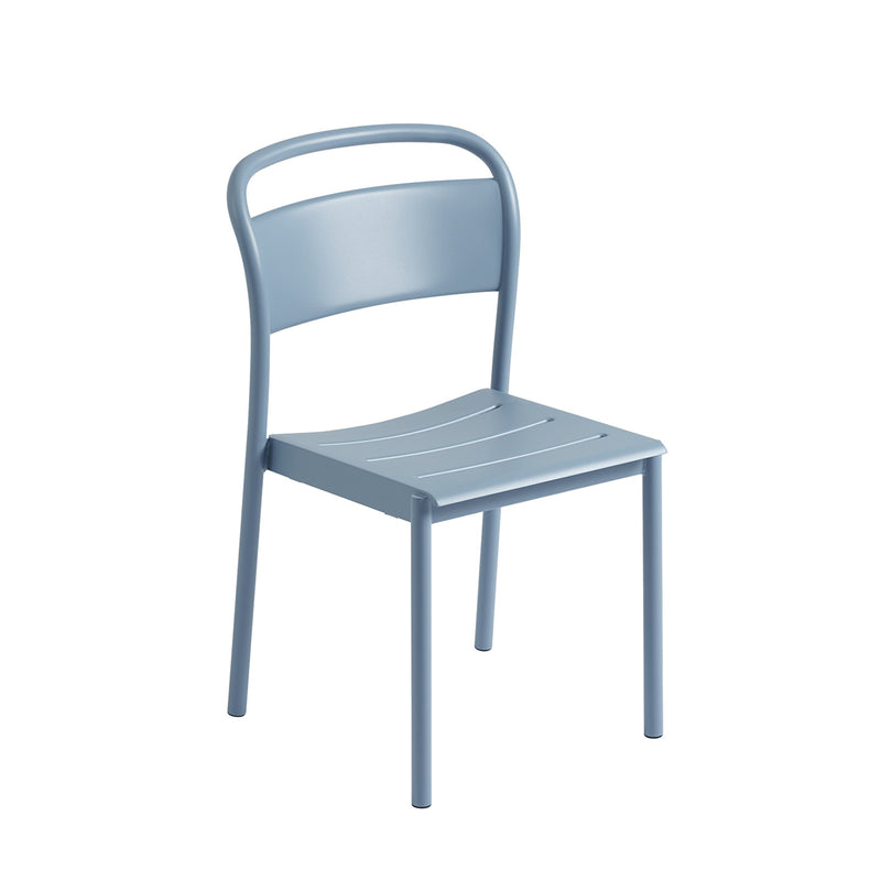 muuto | linear steel side chair | pale blue