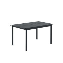 muuto | linear steel table | anthracite black 140cm