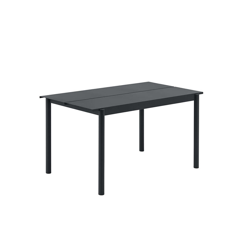 muuto | linear steel table | black 140cm